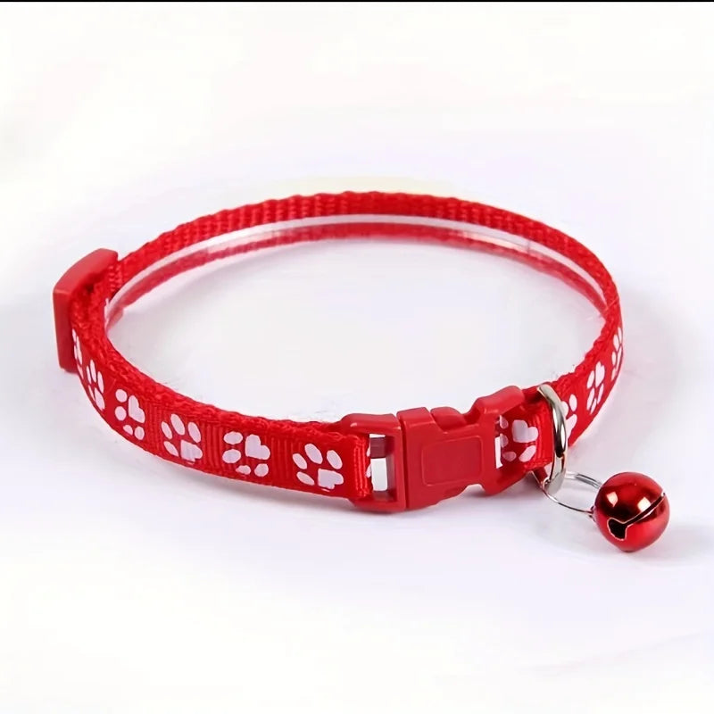 Adjustable Fashion Cat Collar with Bell
