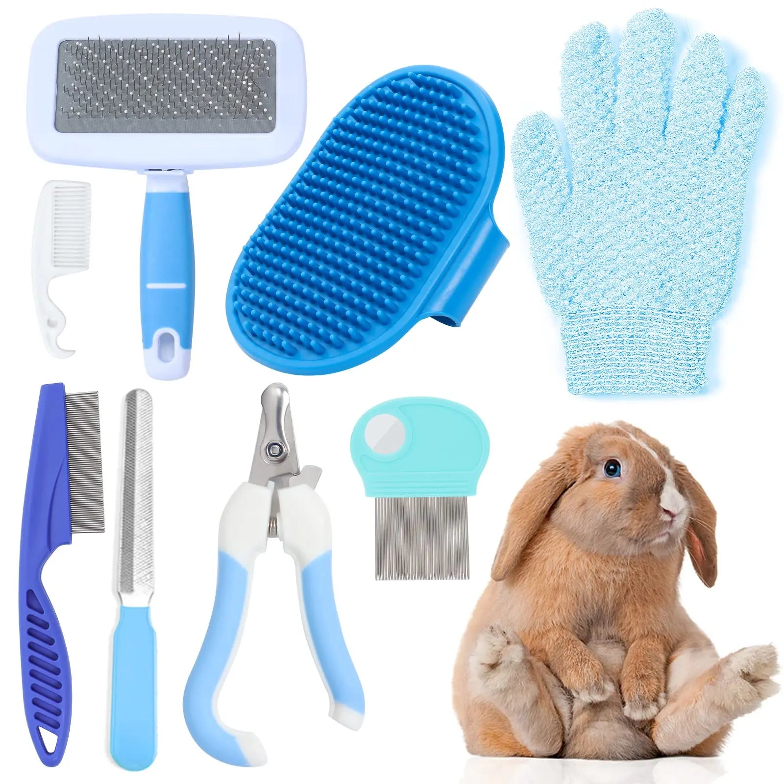 8-Piece Small Animal Pink Beauty Set