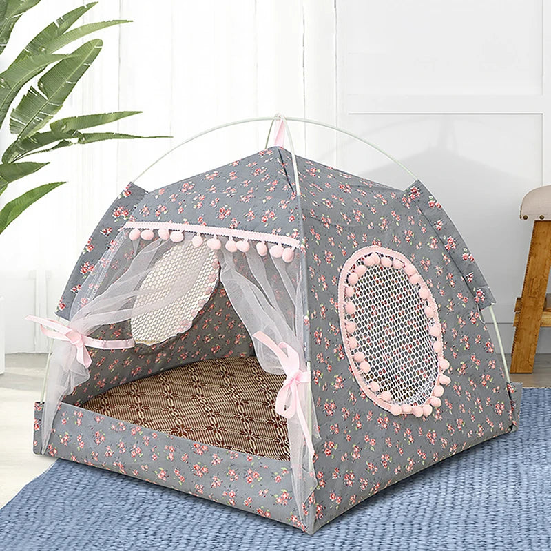 Foldable Sweet Princess Cat Bed