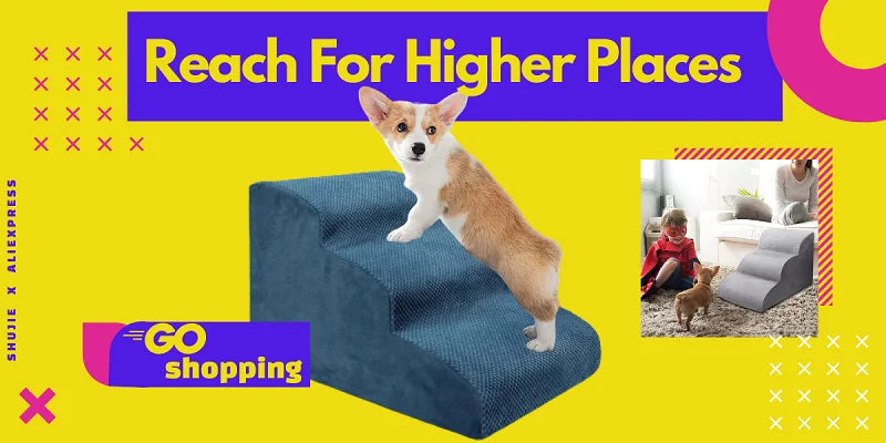 3-Step Pet Stairs for Small Dogs and Cats