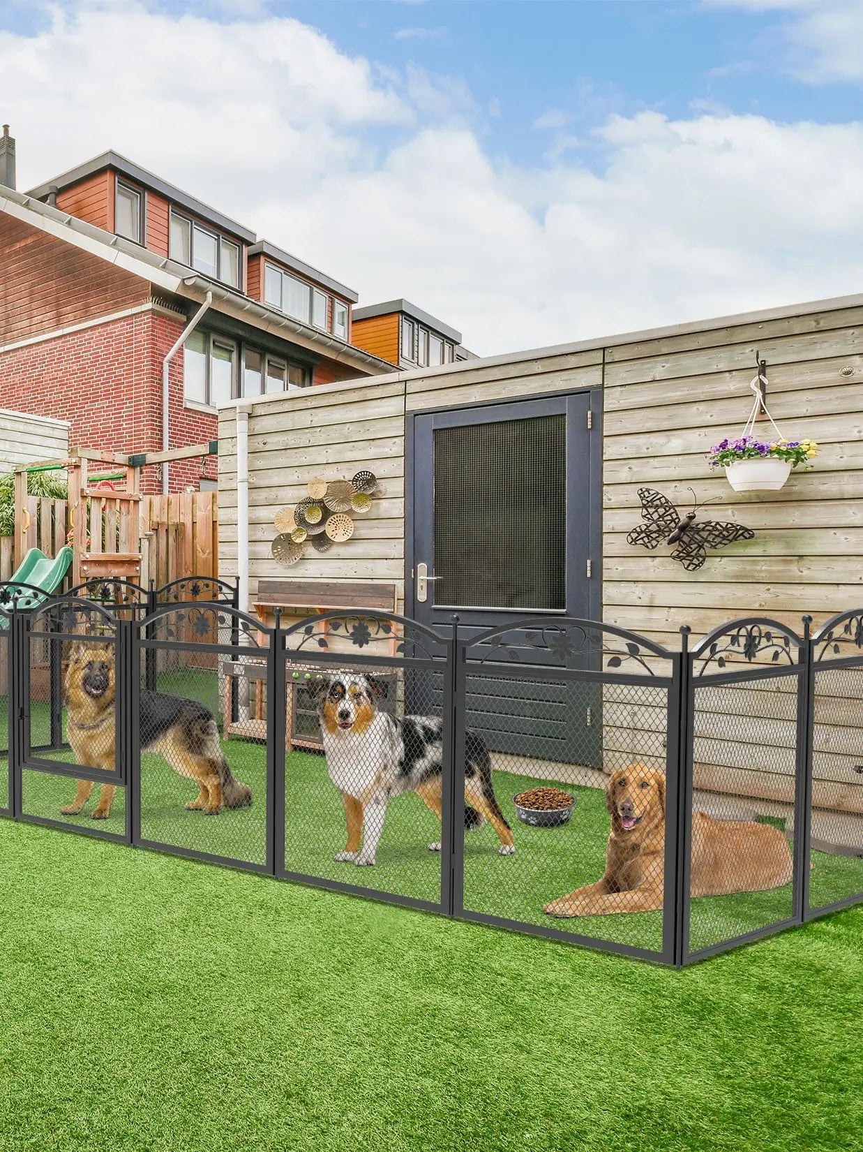 Detachable Dog Playpen with 8 Panels