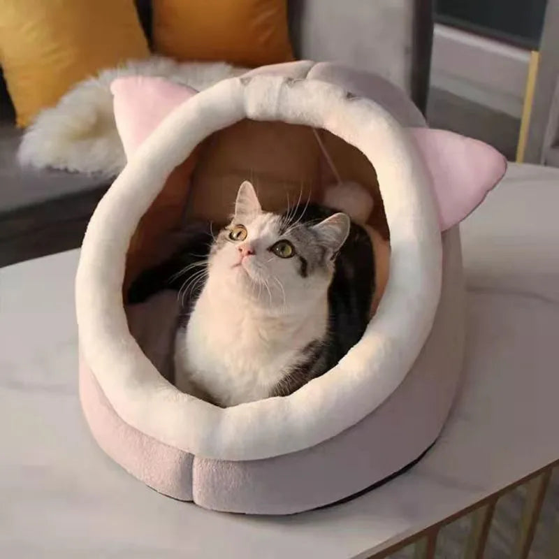 Foldable and Washable Winter Cute and Warm Cat/Dog House