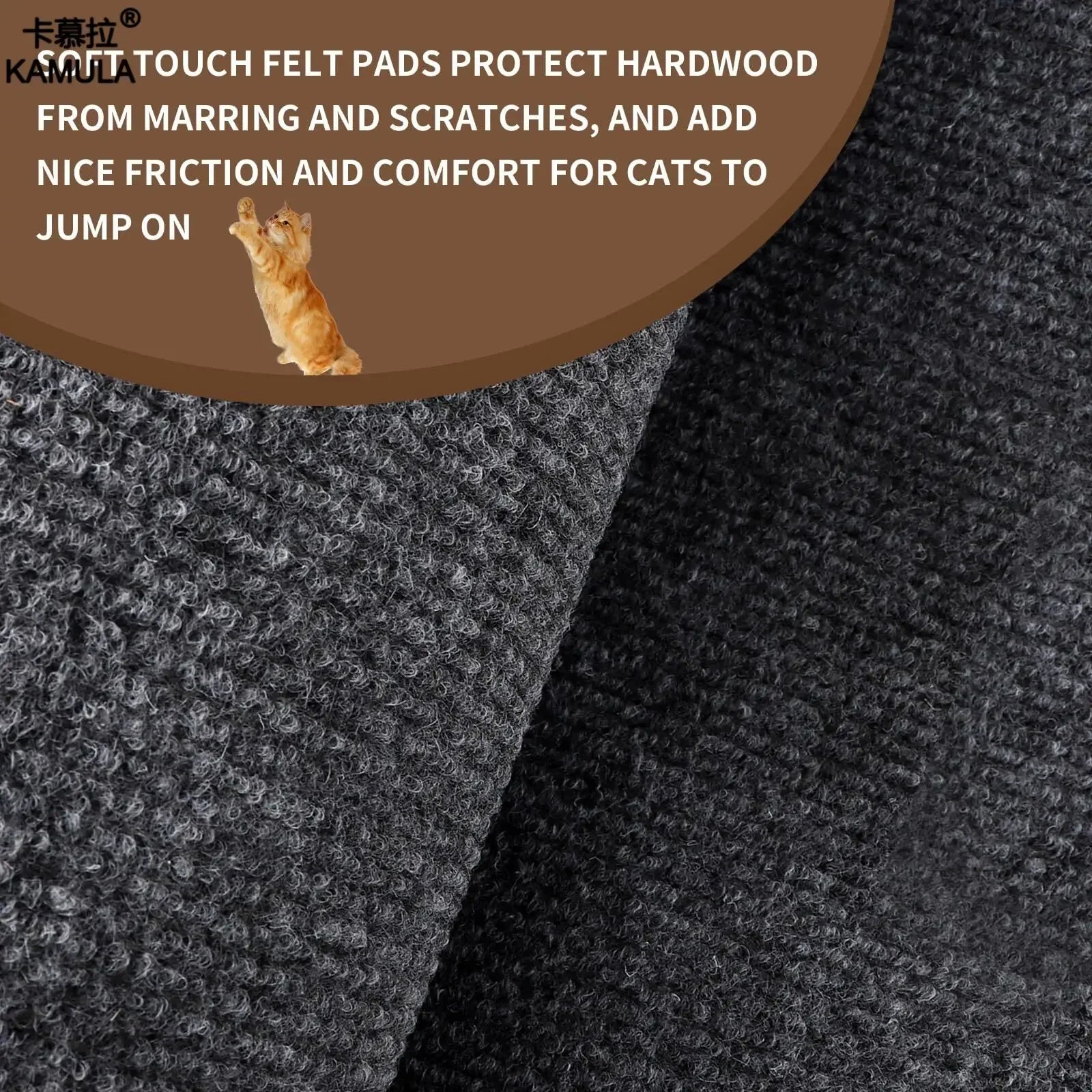 Self-Adhesive Cat Scratching Mat for Furniture Protection