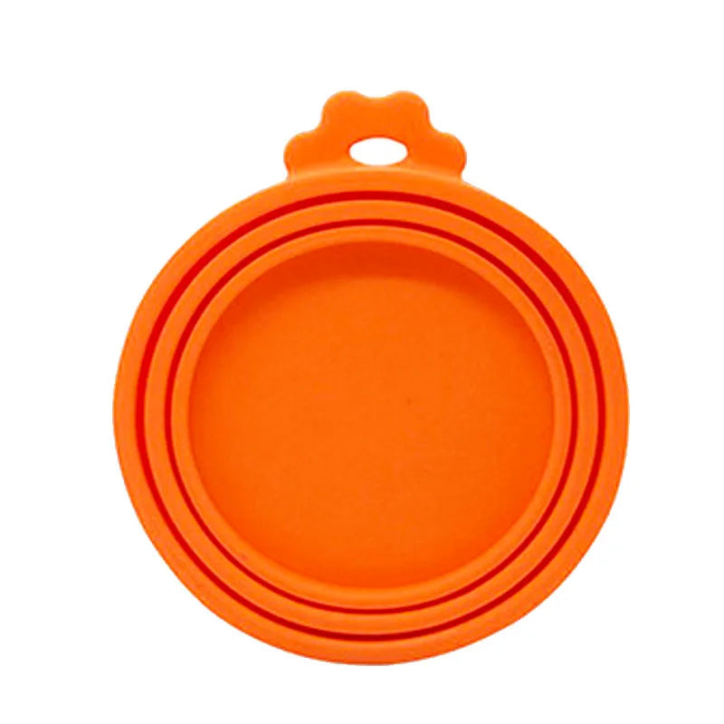2-Piece Reusable Pet Food Can Cover & Spoon Set