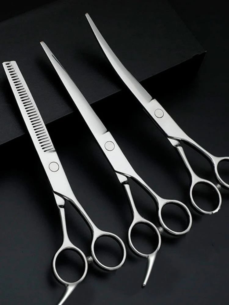 Professional Trimming Bent Scissors