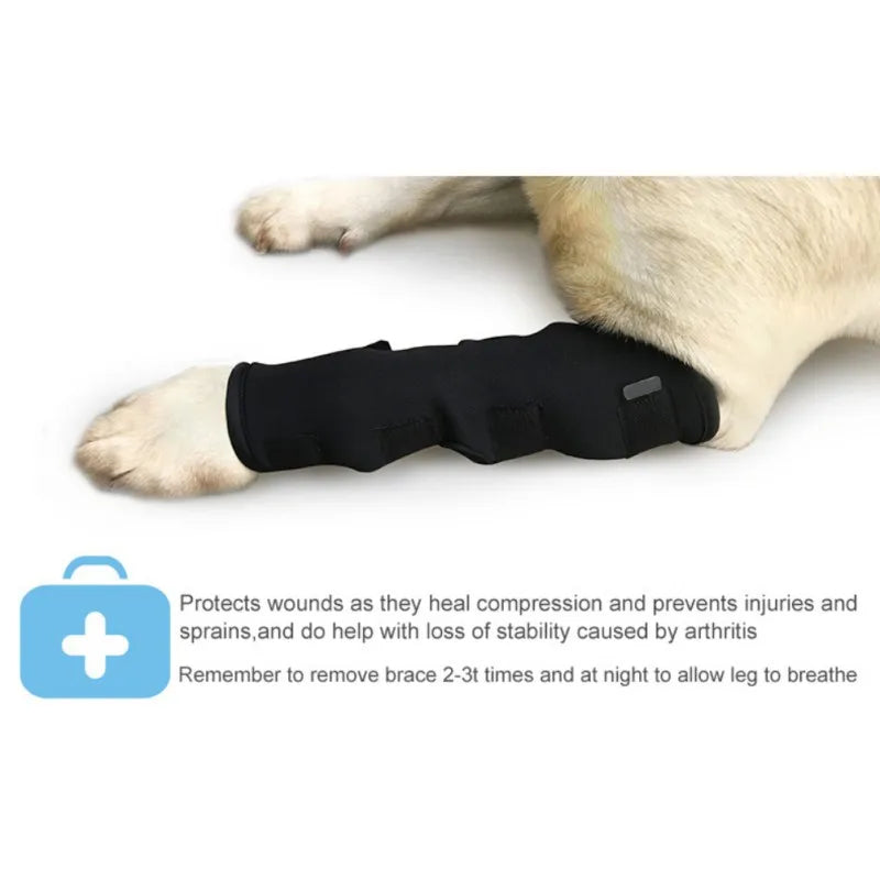 Dog Leg and Knee Pads – Recovery Bandage and Joint Protector for Wounds and Arthritis