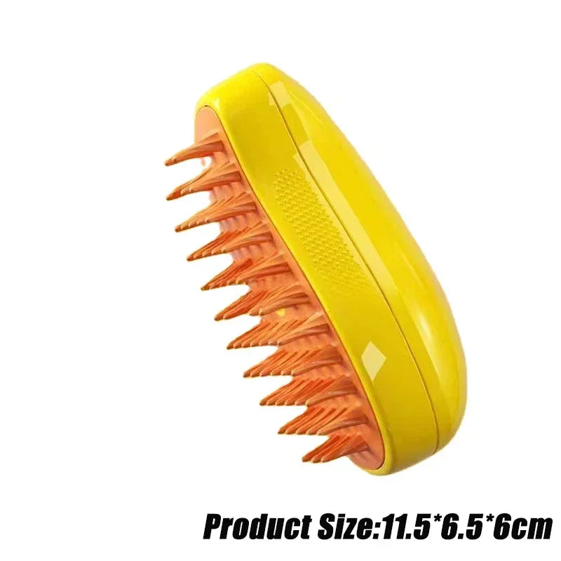 3-in-1 Electric Dog Steamer Brush