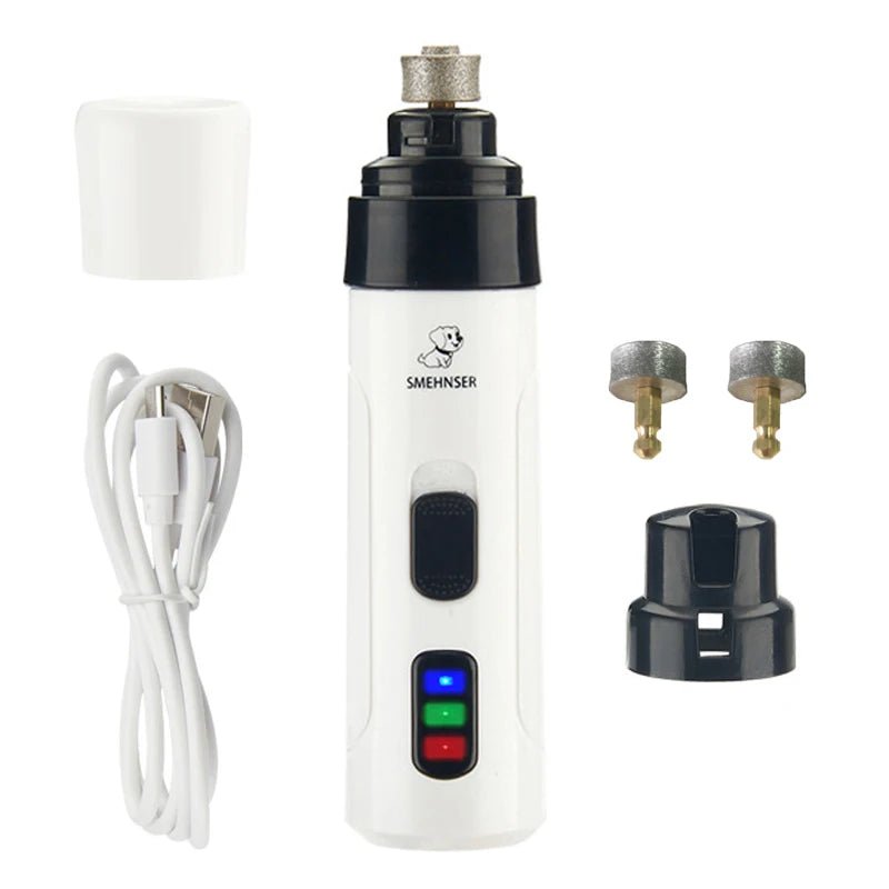 Rechargeable Pet Nail Grinder and Paw Grooming Tool