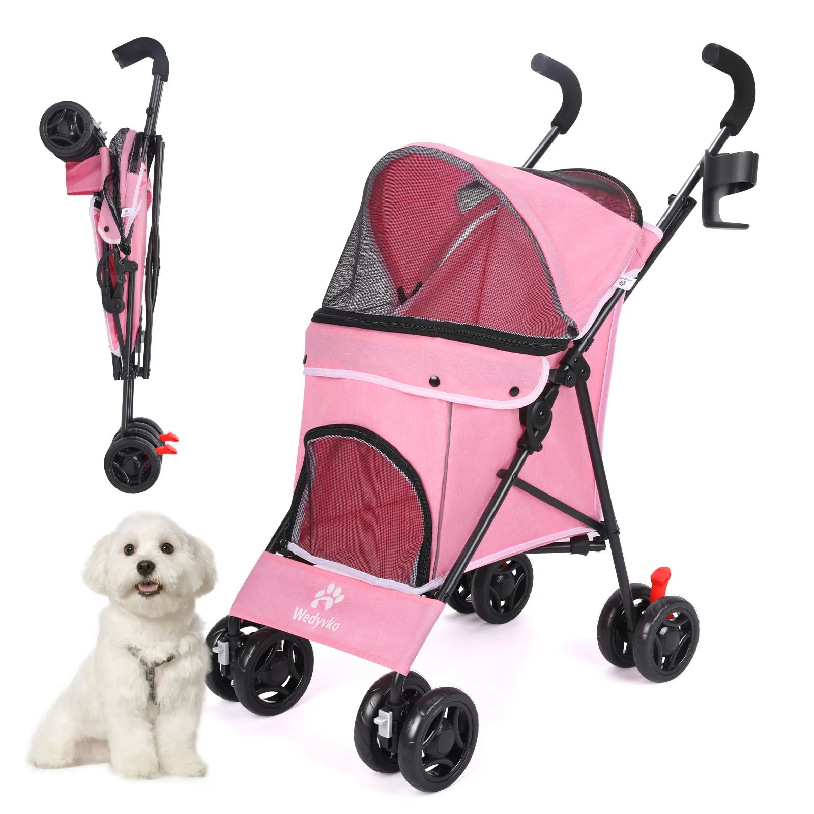 Lightweight Outdoor Puppy & Cat Stroller