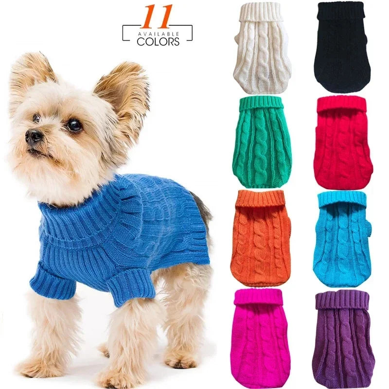 Knitted Chihuahua Puppy Pet Clothes