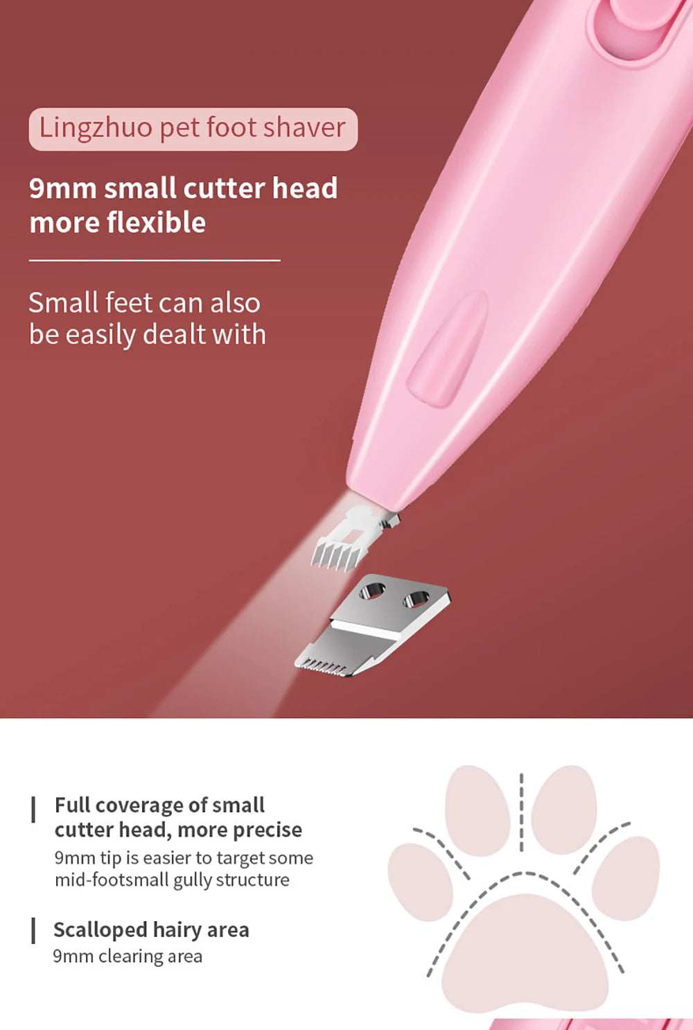 Professional Electric Dog Hair Trimmer