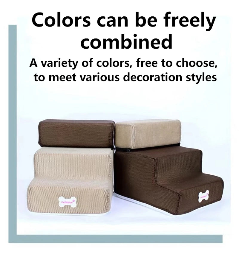 3-Step Pet Stairs for Small Dogs and Cats