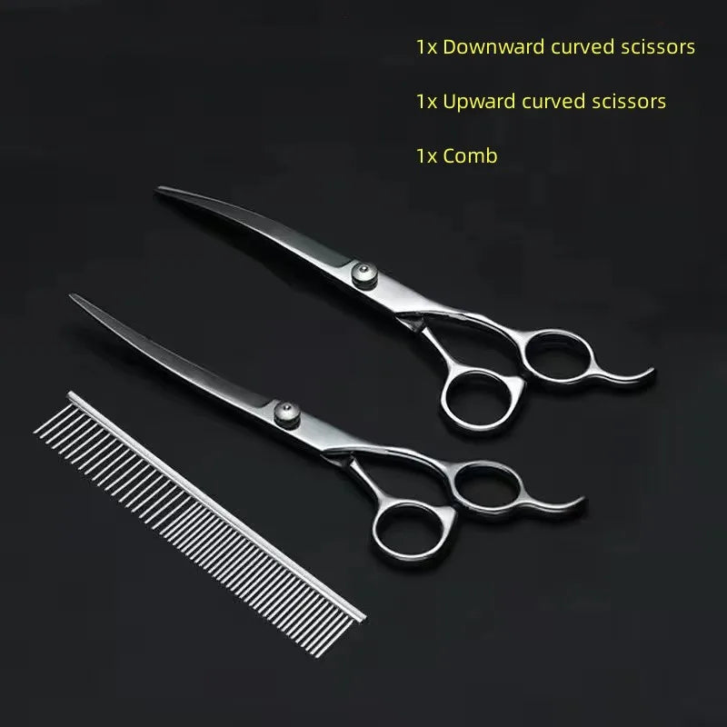 Professional Trimming Bent Scissors