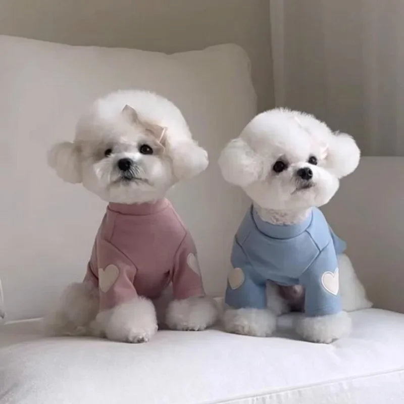 Love Bear Winter Warm Pet Hoodie – Adorable and Cozy Designer Clothing for Dogs and Cats