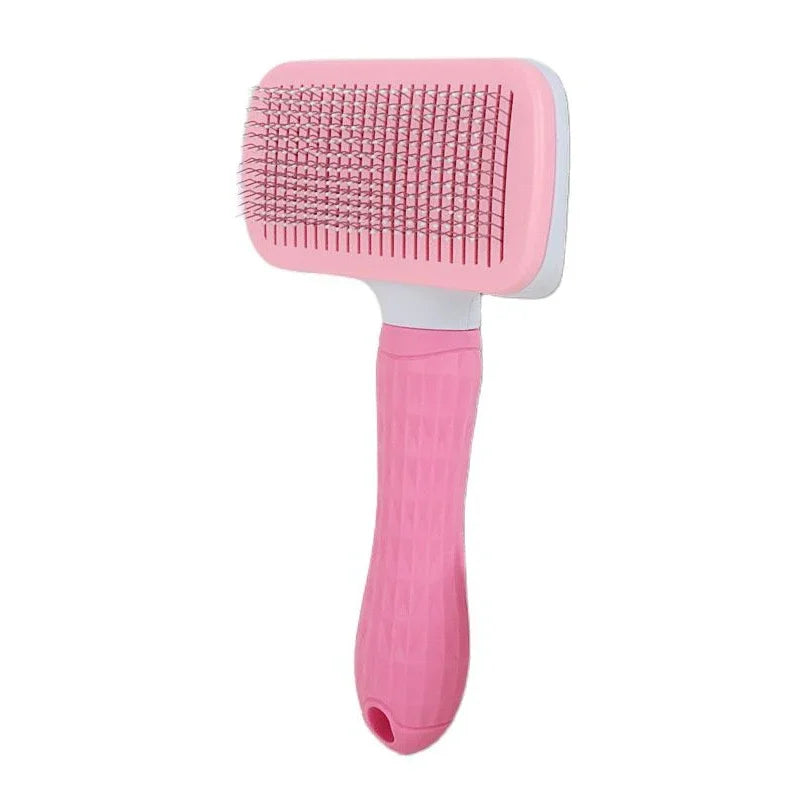 Pet Dog Hair Brush & Cat Comb - Stainless Steel Grooming Tool