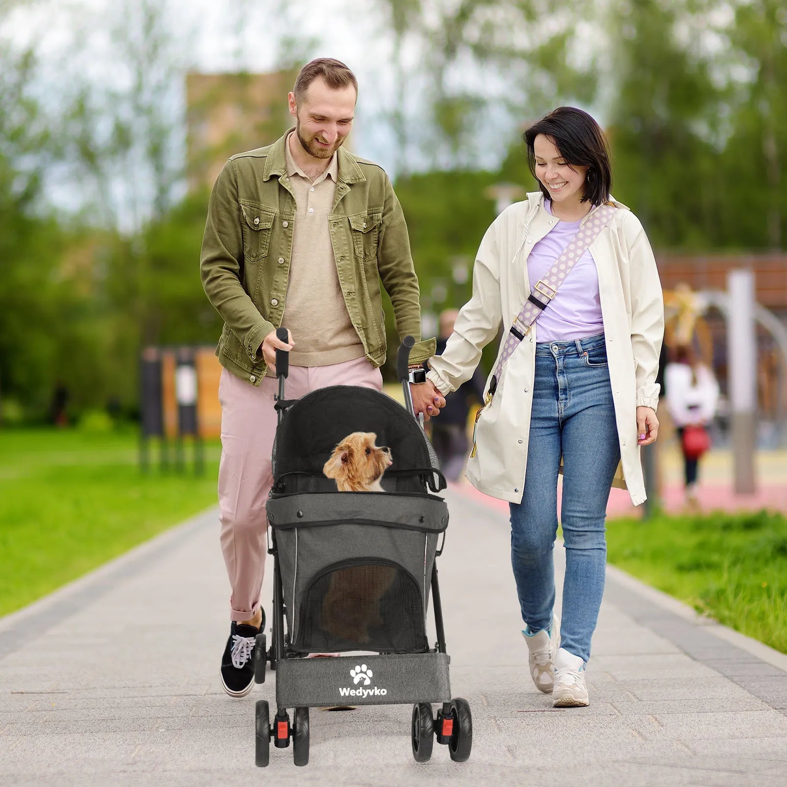 Lightweight Outdoor Puppy & Cat Stroller