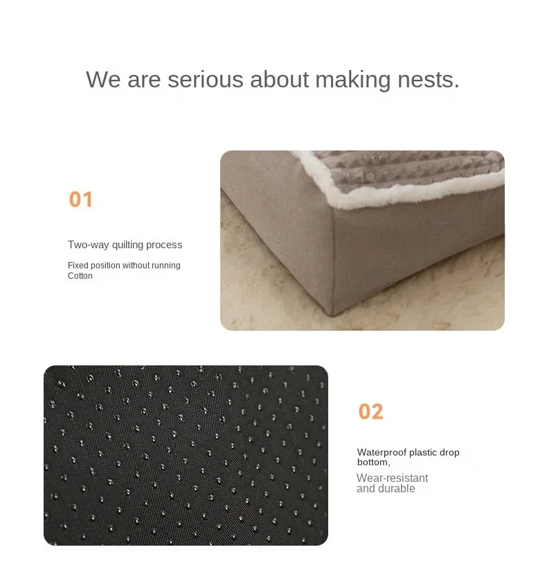 Autumn and Winter Warm Kennel – Cozy Comfort for Medium to Large Dogs and Cats