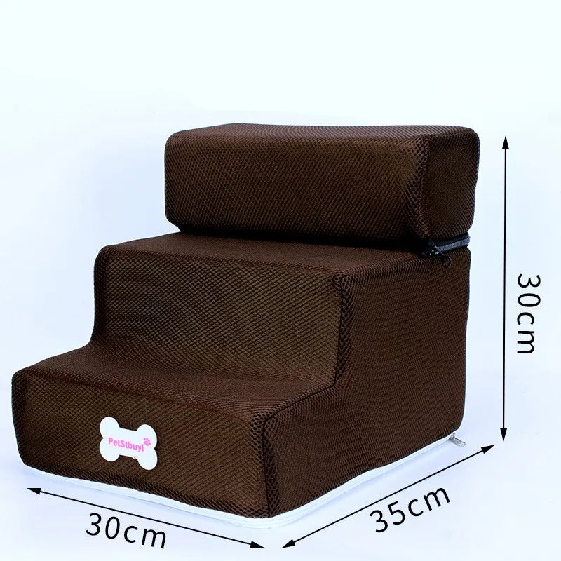 3-Step Pet Stairs for Small Dogs and Cats