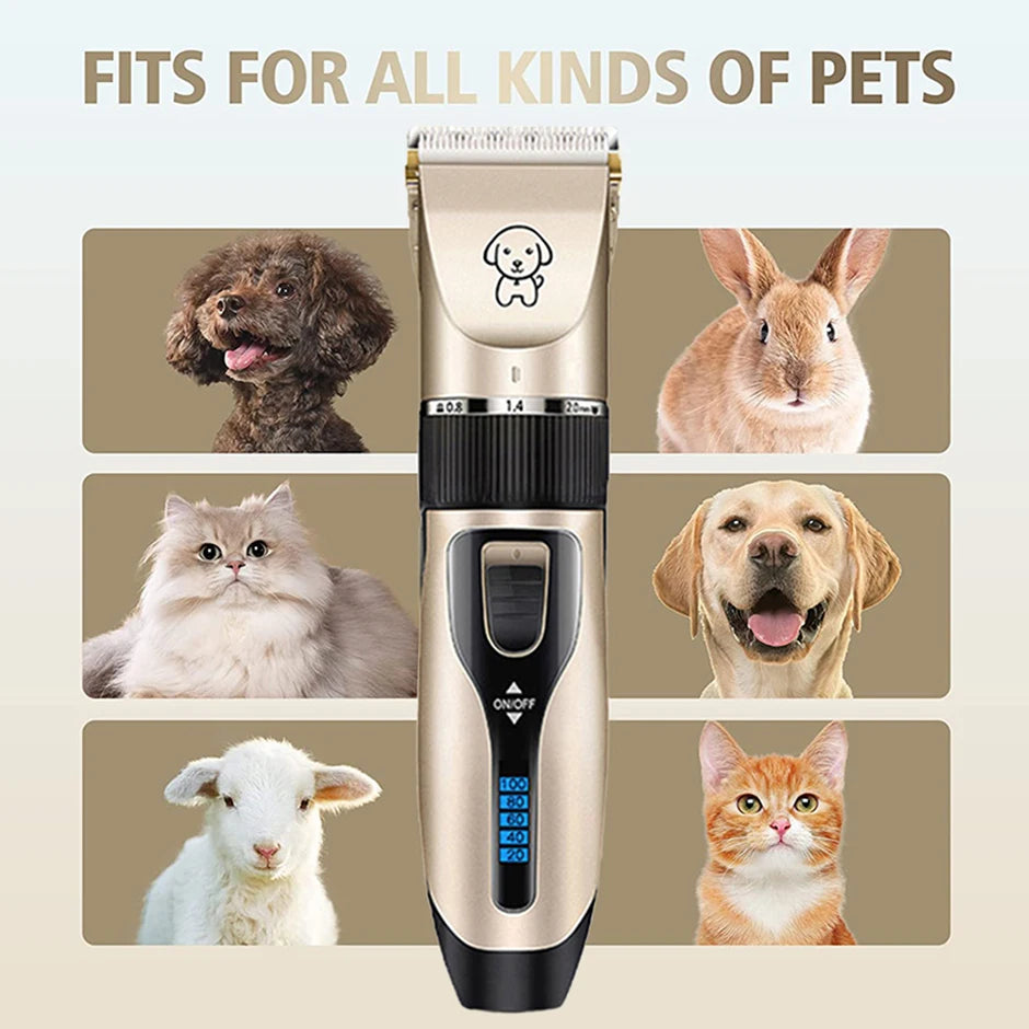 Professional All-Metal Rechargeable Dog Hair Clipper