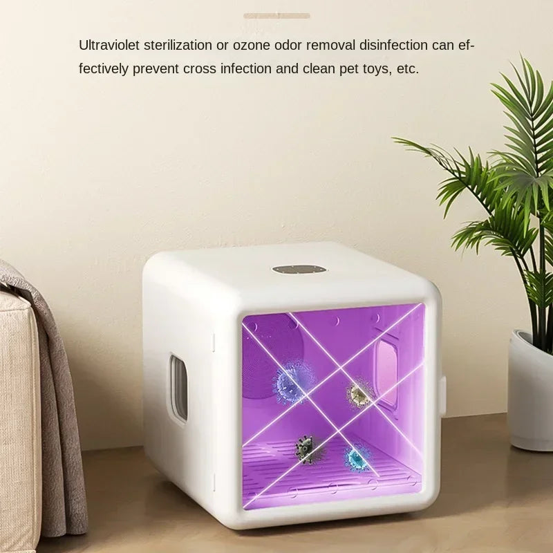 Smart Pet Drying Box – Automatic Temperature Control Dryer with Water Sterilization for Cats and Dogs