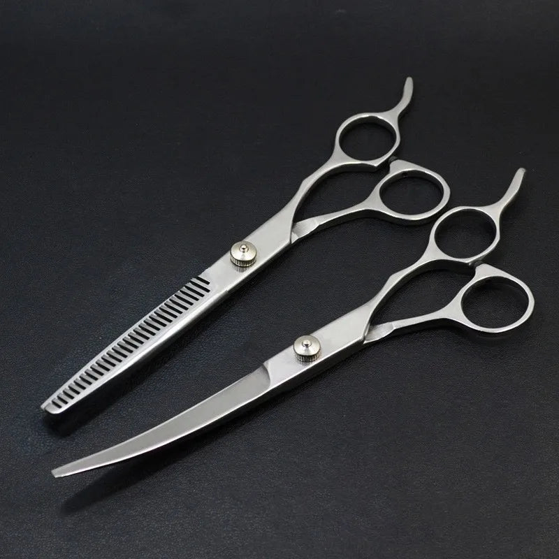 Professional Trimming Bent Scissors