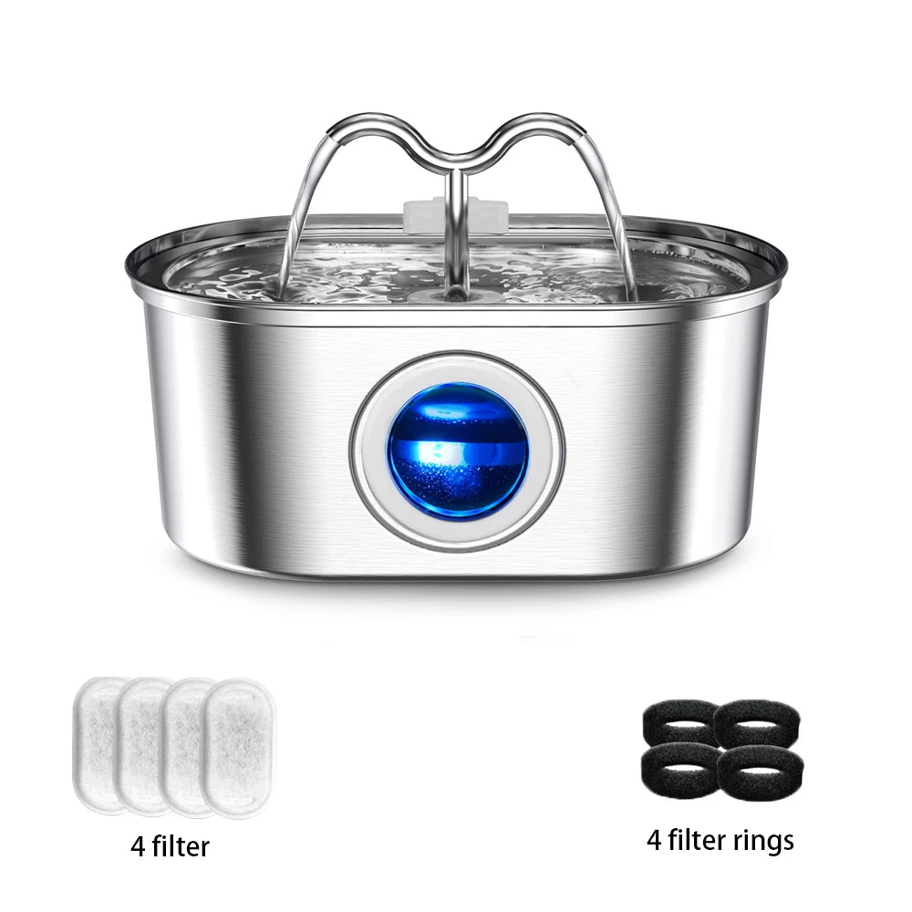 Stainless Steel Pet Water Fountain