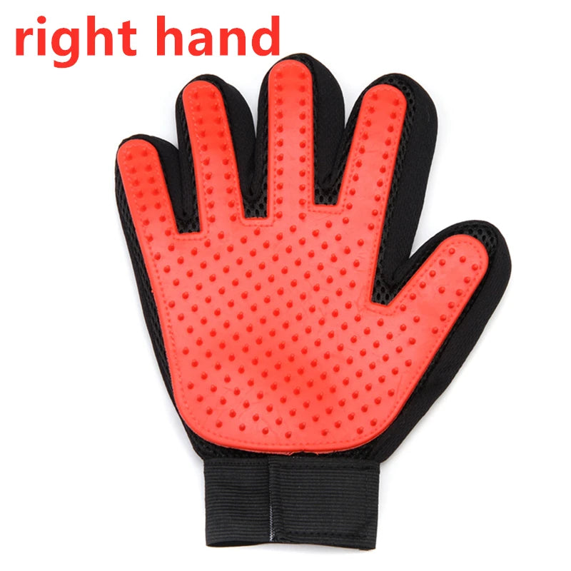 Pet Grooming Glove for Hair Deshedding and Bathing