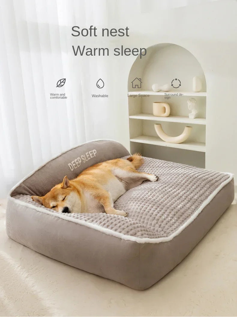 Autumn and Winter Warm Kennel – Cozy Comfort for Medium to Large Dogs and Cats