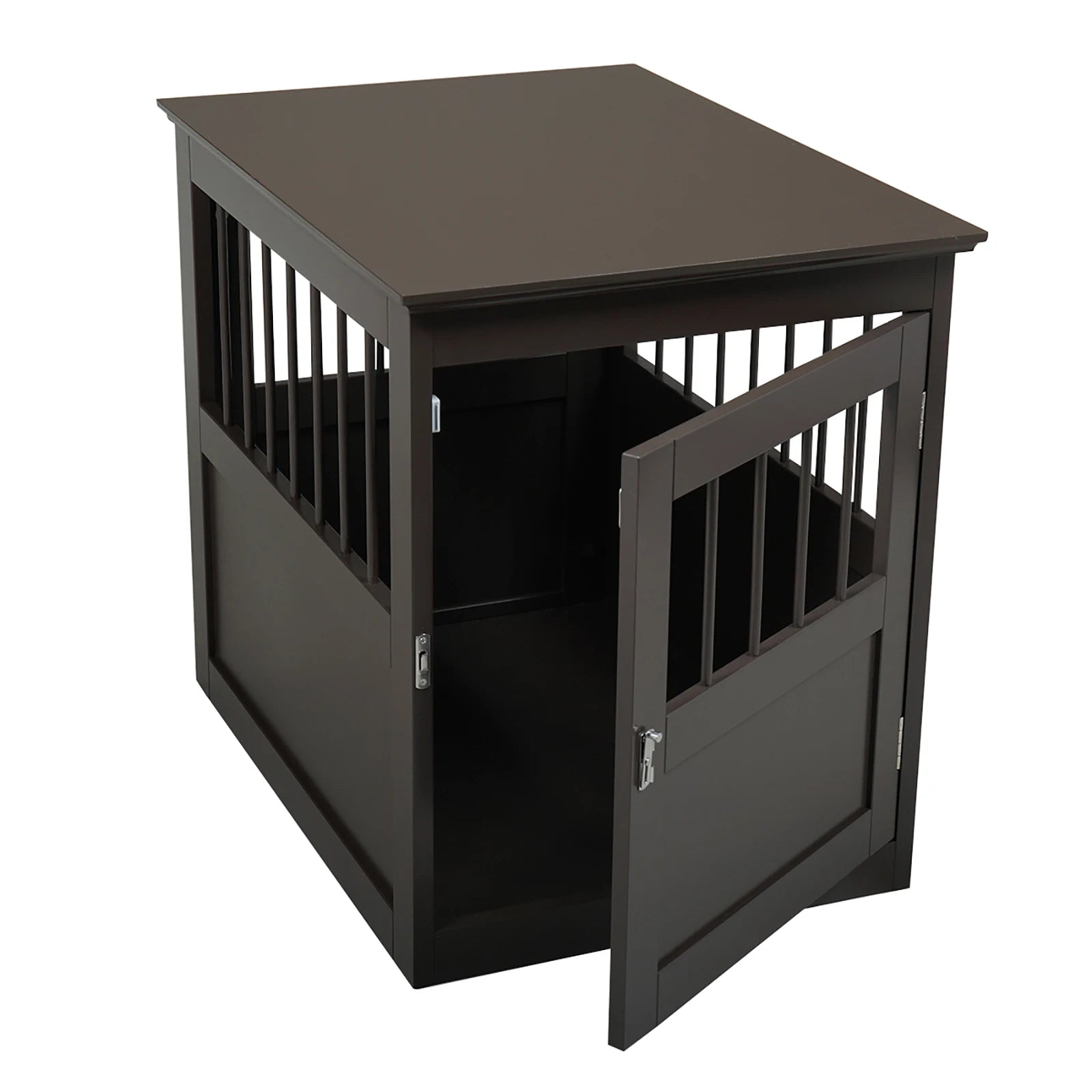 Wood Dog Crate Furniture & End Table
