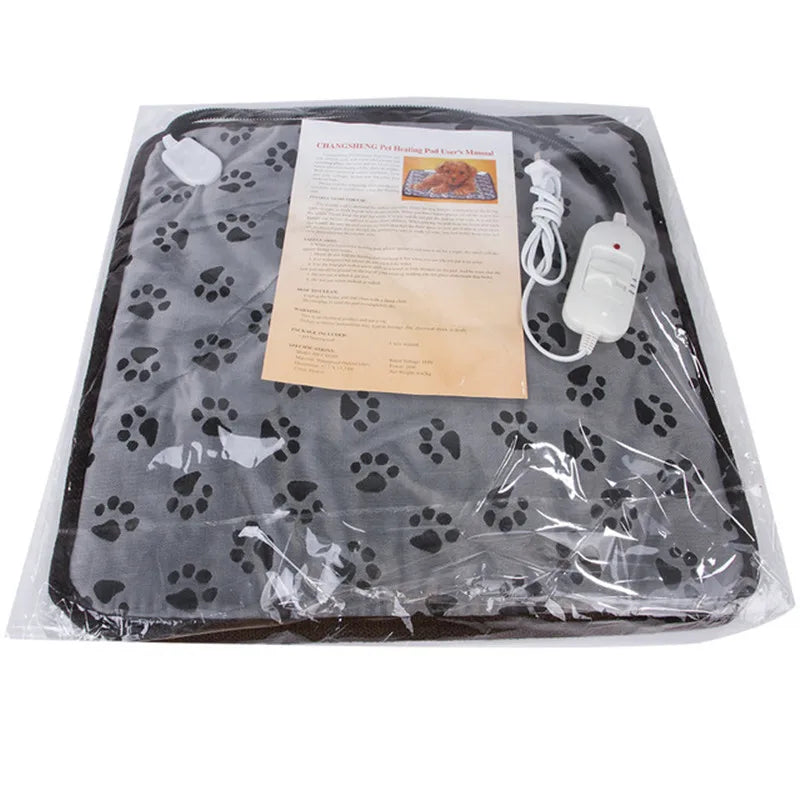 Pet Electric Blanket – Winter Heated Pad for Cats and Dogs with Safety Features