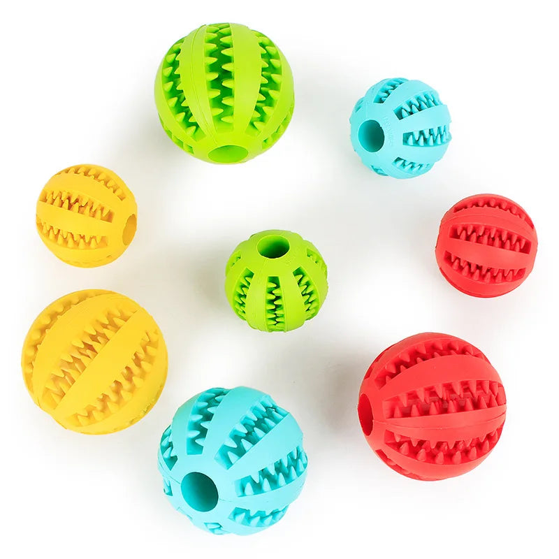 Bite-Resistant Rubber Watermelon Dog Toy