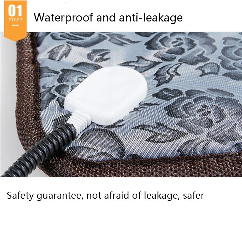 Pet Electric Blanket – Winter Heated Pad for Cats and Dogs with Safety Features
