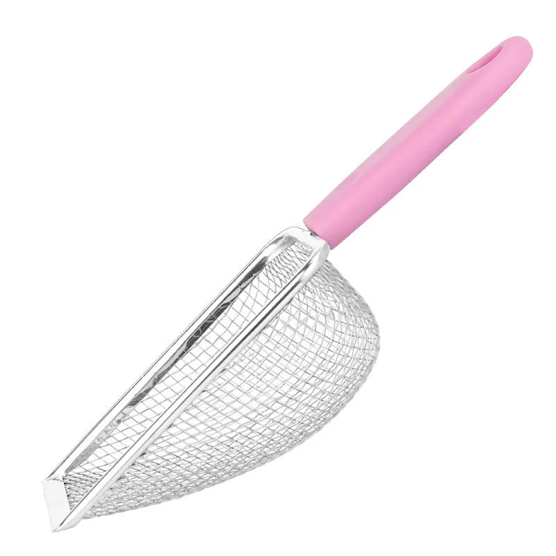 Stainless Steel Cat Litter Scoop with Fine Mesh