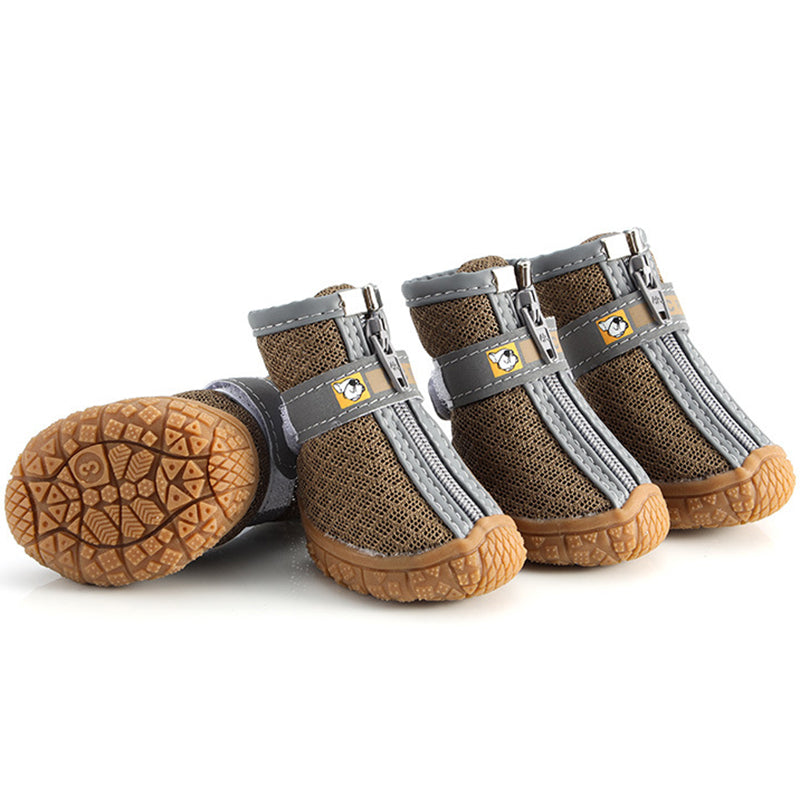 Non-Slip Dog Shoes – Thick Plush Paw Protection for Warmth and Safety