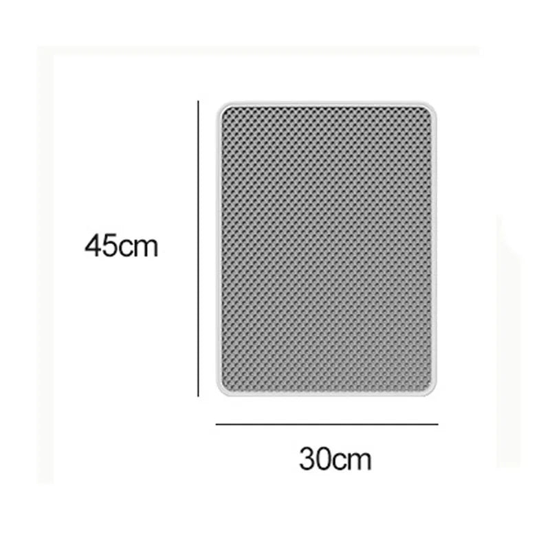 Double-Layer Cat Litter Mat