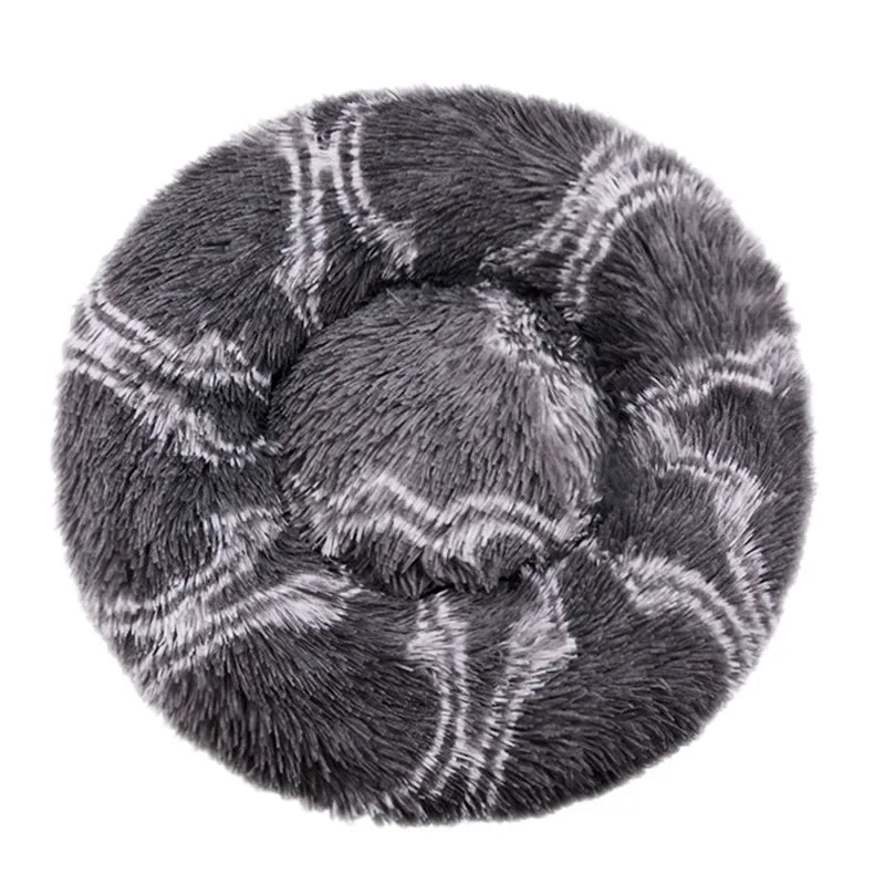 Round Plush Pet Bed (40-90cm)