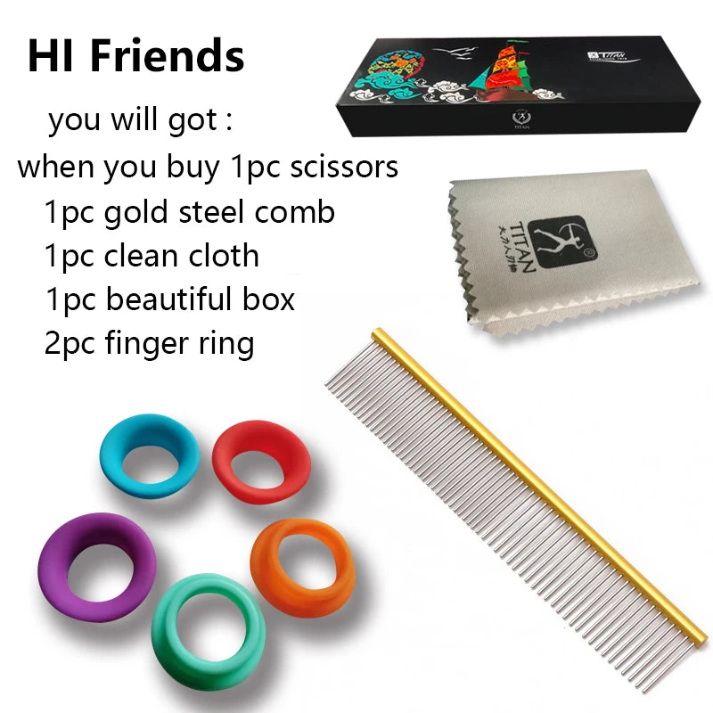 TITAN 7.0/7.5 inch Professional Pet Grooming Shears