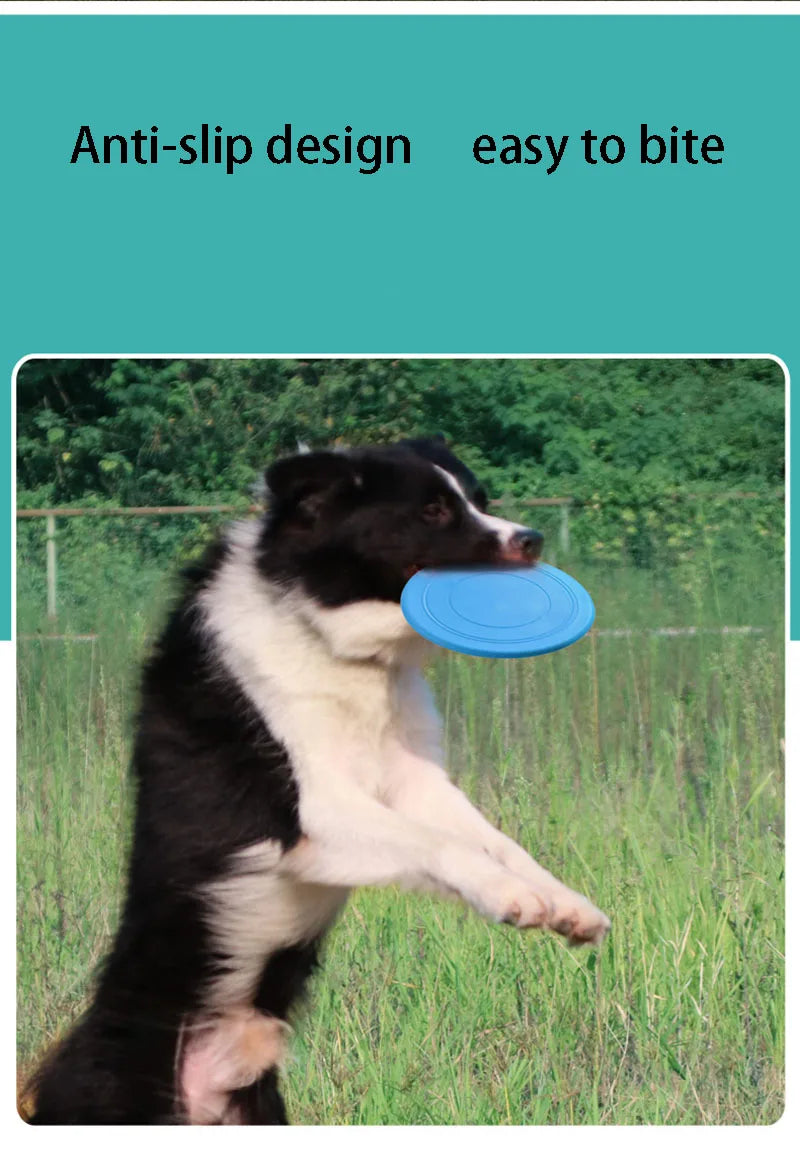 Silicone Flying Saucer Toy for Dogs