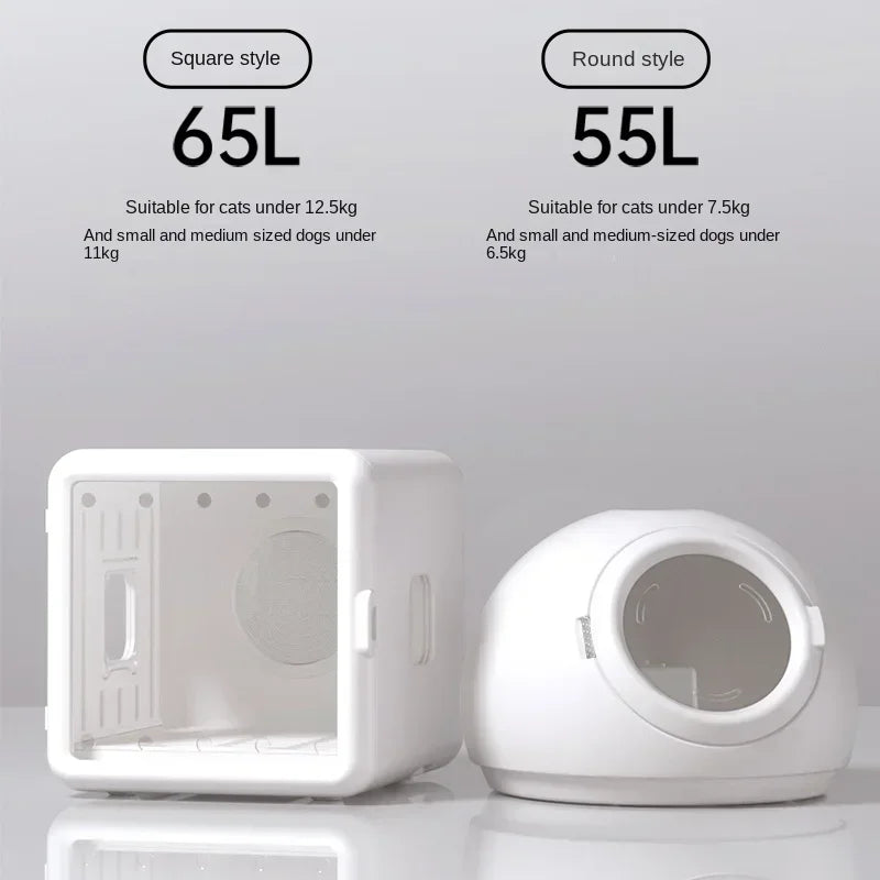 Smart Pet Drying Box – Automatic Temperature Control Dryer with Water Sterilization for Cats and Dogs