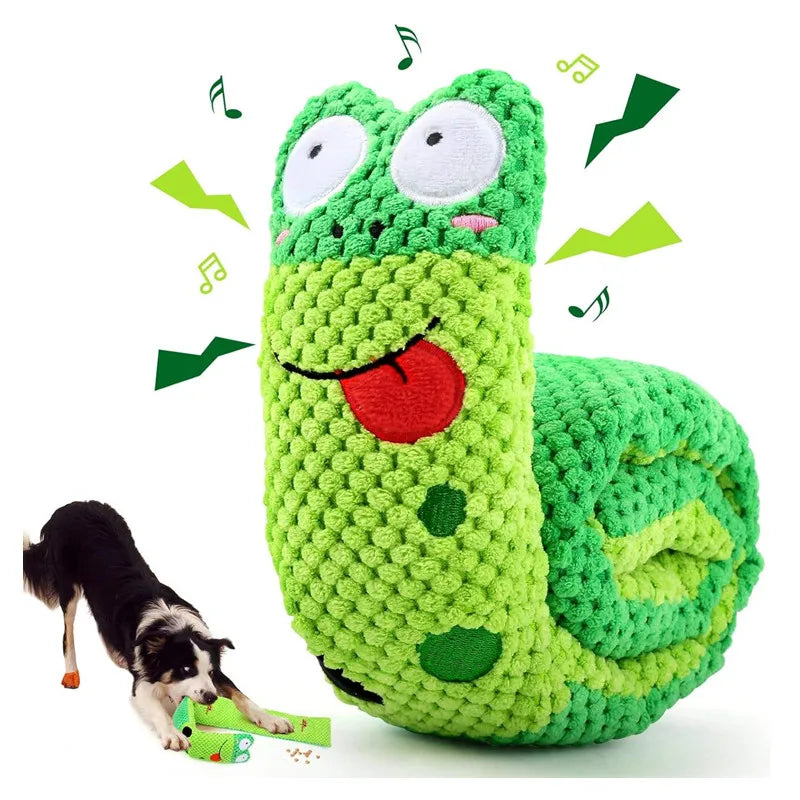 Interactive Toy Indestructible Plush Sound Squeak Puppy Toys