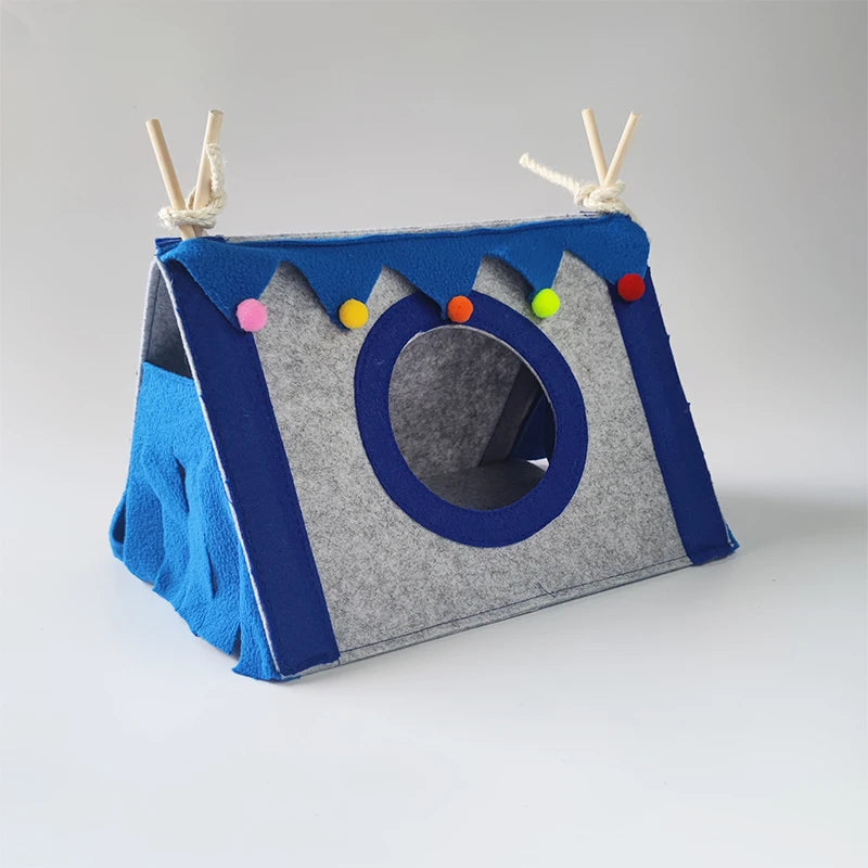 Hamster House Small Felt Tent Rabbit Pet Nest