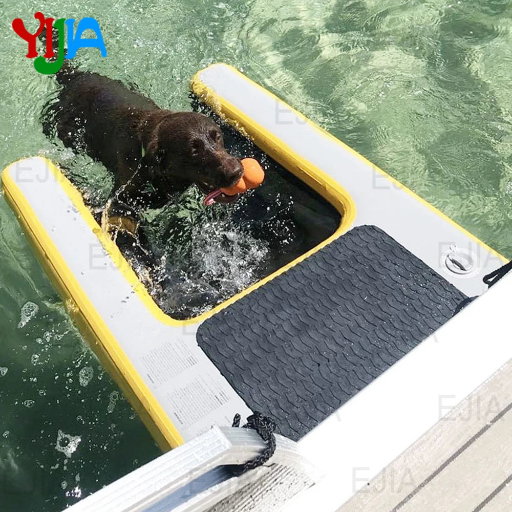 Inflatable Pup Plank Floating Dog Water Ramp