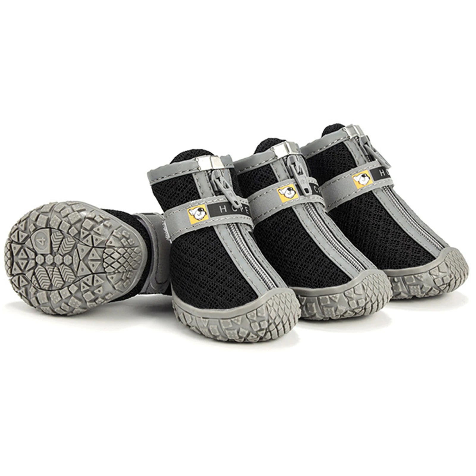Non-Slip Dog Shoes – Thick Plush Paw Protection for Warmth and Safety