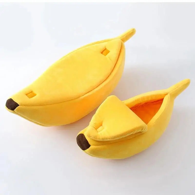 Portable Banana Cat Bed