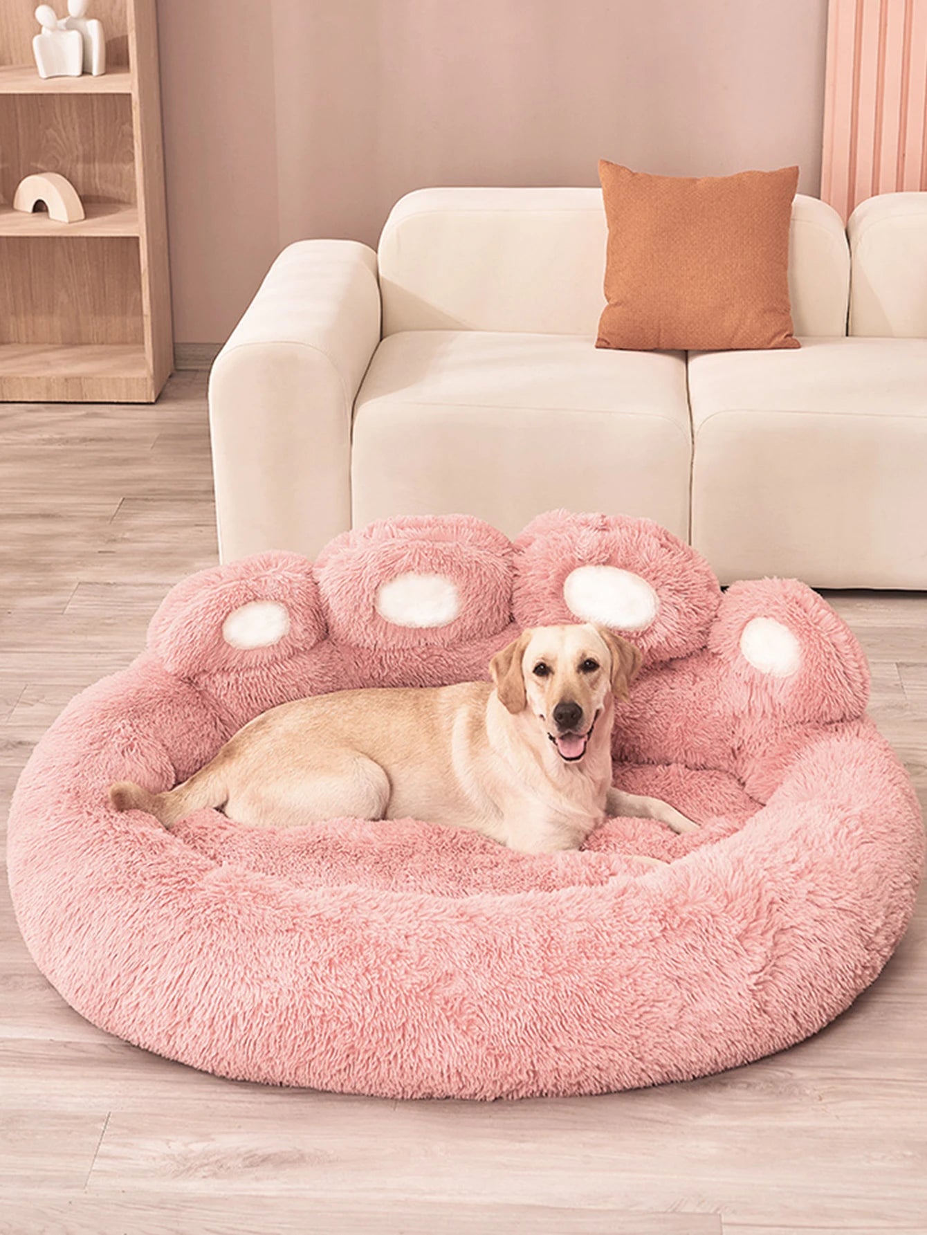 Fluffy Pet Bed for Dogs & Cats