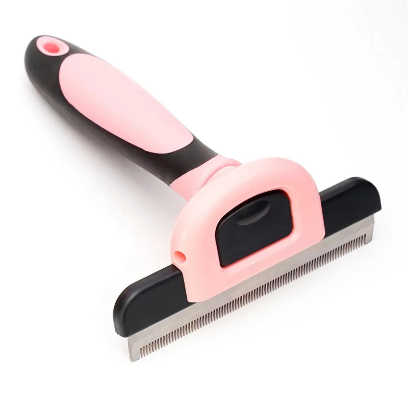 Double Sided Shedding and Dematting Undercoat Rake Comb