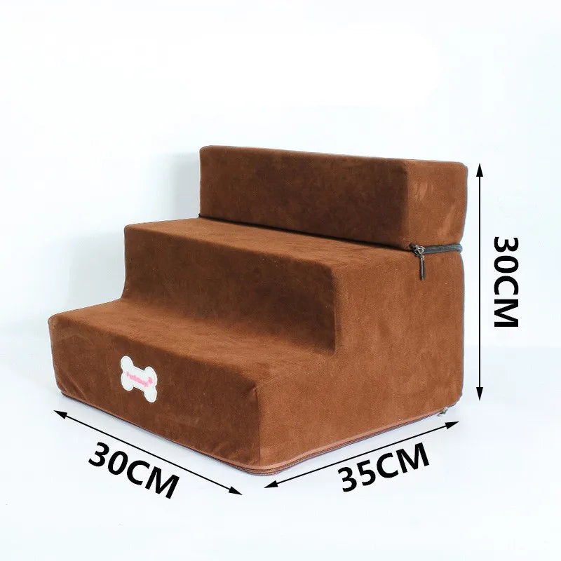 3-Step Pet Stairs for Small Dogs and Cats