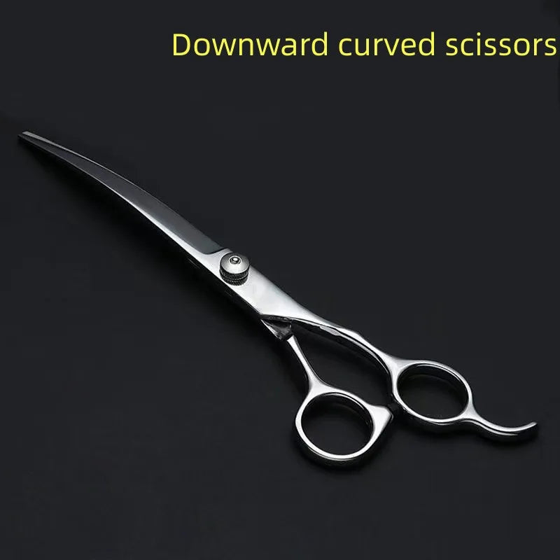 Professional Trimming Bent Scissors