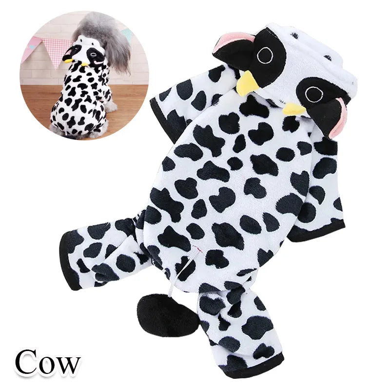 Fleece Soft Warm Dog Jumpsuit