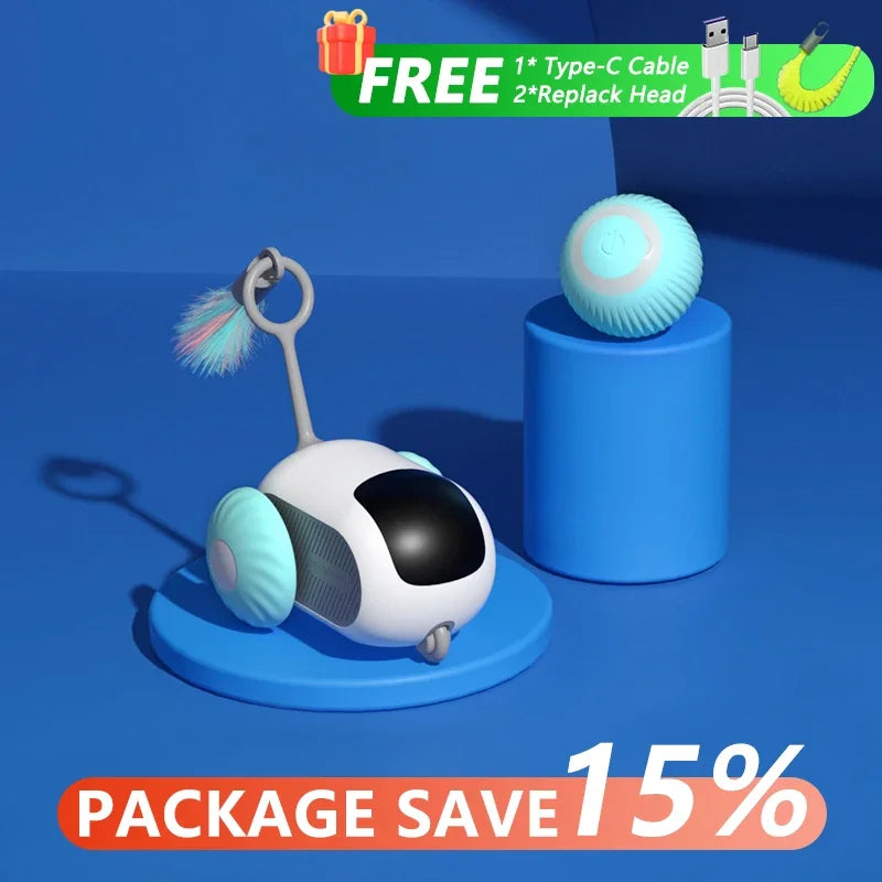 Smart Interactive Cat Toy Car